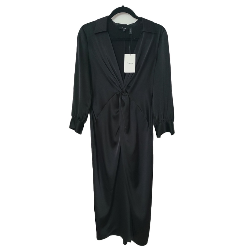 Theory Twist Midi Dress, size 6 (new)